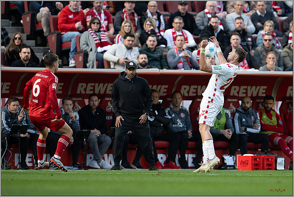 2. Fussball Bundesliga, 1.FC Köln - Fortuna Düsseldorf 1895, 23.02.2025